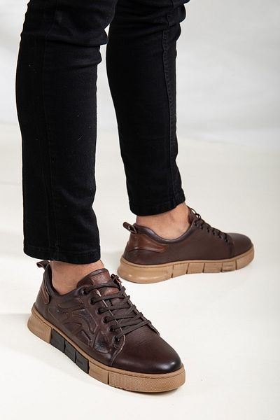 Yağlıoğlu Kundura My Shoemaker42 Γνήσιο Δέρμα 1081 Casual Ανδρικά Παπούτσια