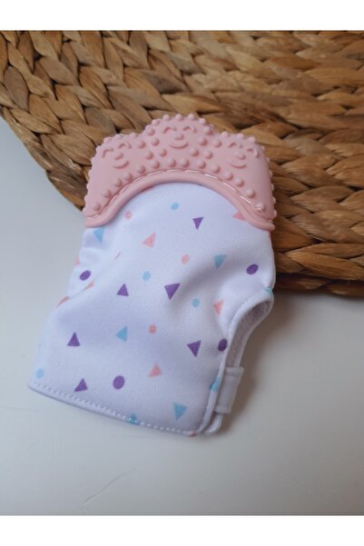 PİLEKİ BABY Dişlik , Diş Kaşıyıcı Eldiven (uyarıcı Hışır Ses) Ve Ayarlanabilir Cırtlı Bant