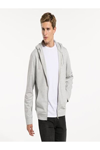 BlesSport Spor Giyim Γκρι unisex μπουφάν με φερμουάρ