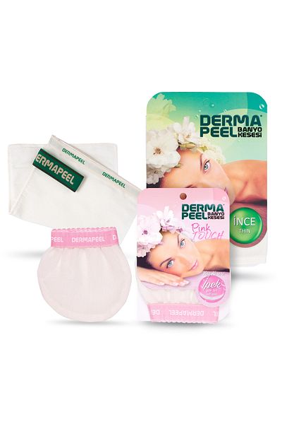 Dermapeel Thin Bath Scrub Pink Touch Face Scrub Set