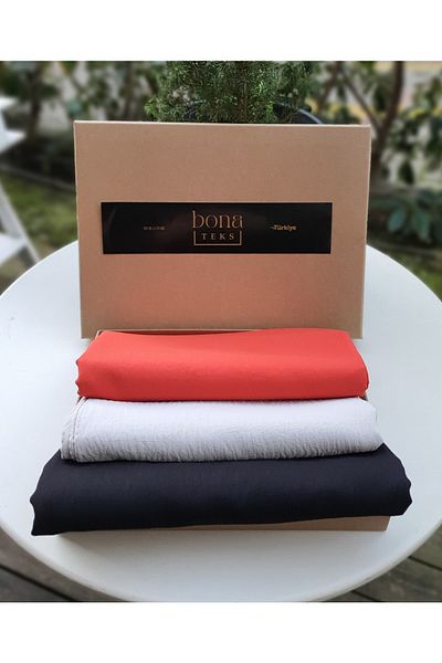 bona Teks Cotton Kraş Jazz Shawl Set of 3