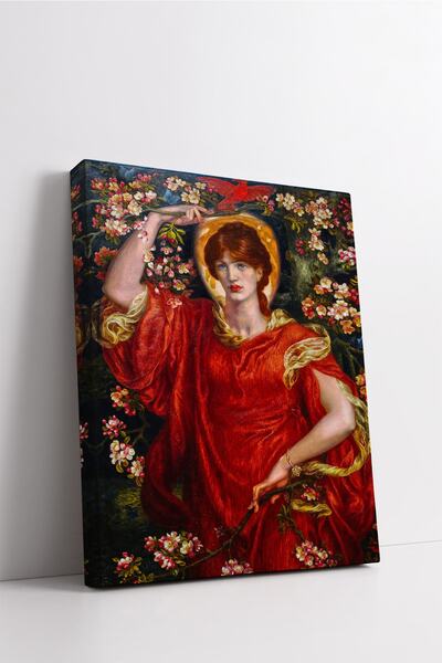 Carmen Dante Gabriel Rossetti - A Vision Kanvas Tablo - Başyapıtlar
