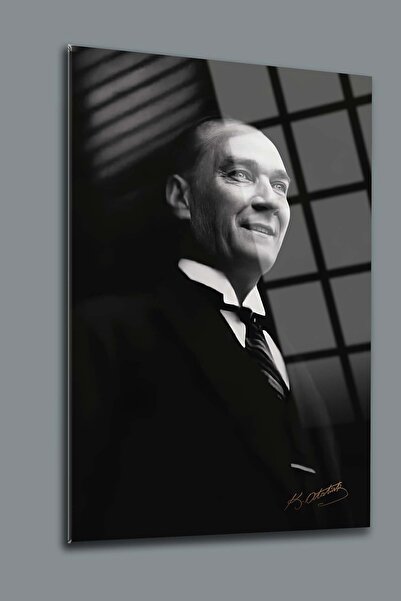 SRD Concept Atatürk 99 Cam Tablo-atatürk Tablosu-bayrak Tablosu