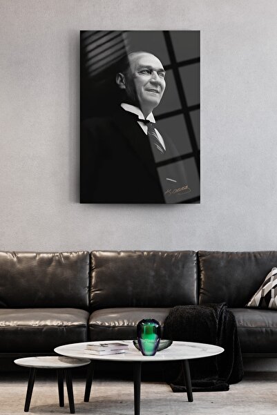 SRD Concept Atatürk 99 Cam Tablo-atatürk Tablosu-bayrak Tablosu