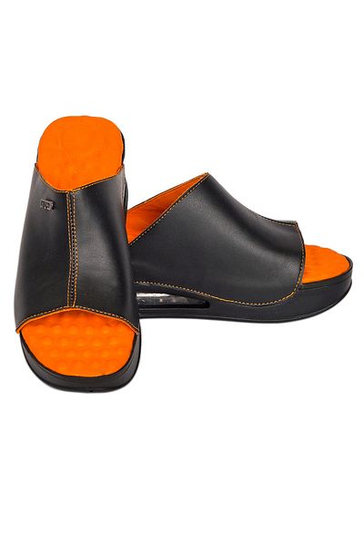 DR SABO Papuci Sabo cu design negru, confortabil