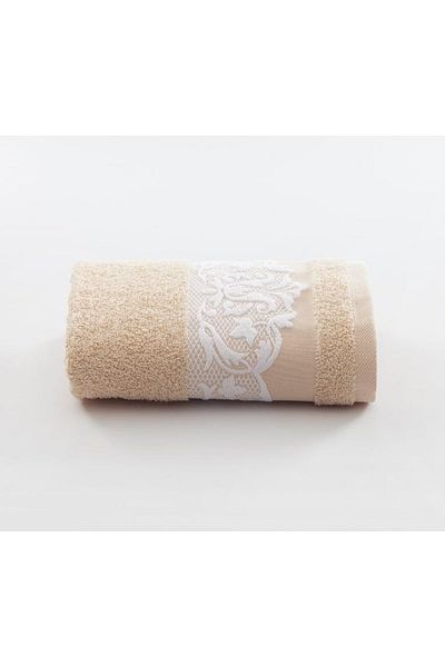 MAXSTYLE Памучна кърпа за ръце и лице 50x90 Elissa Milk Coffee