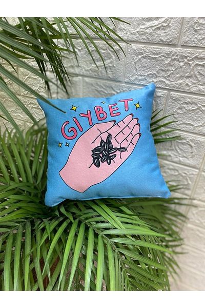 by ballı biocotton Humorous Cute Gift Tiny Throw Pillow 28x28 Digital Printing