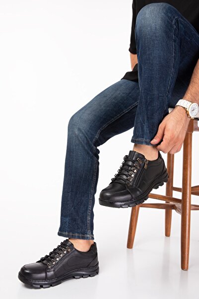 depderi Ανδρικά χειμερινά παπούτσια από γνήσιο δέρμα