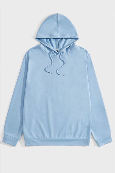 MODAGEN Φούτερ Unisex Baby Blue Tokyo Dragon με στάμπα με κουκούλα oversize