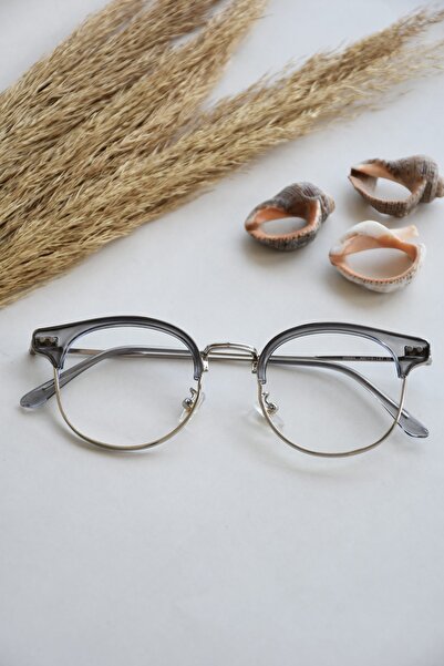 LOOKUP NEW نظارات سكوت للجنسين للنساء والرجال شفافة باللون الأزرق المدخن للحم...