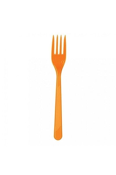 DÜVENCİ TİCARET Orange 25 Li Plastic Fork