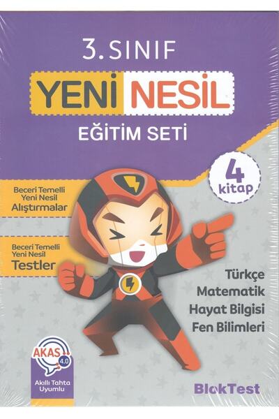 Tudem Yayınları Tudem Bloktest 3.sınıf Yeni Nesil Eğitim Seti (4 Kitap)