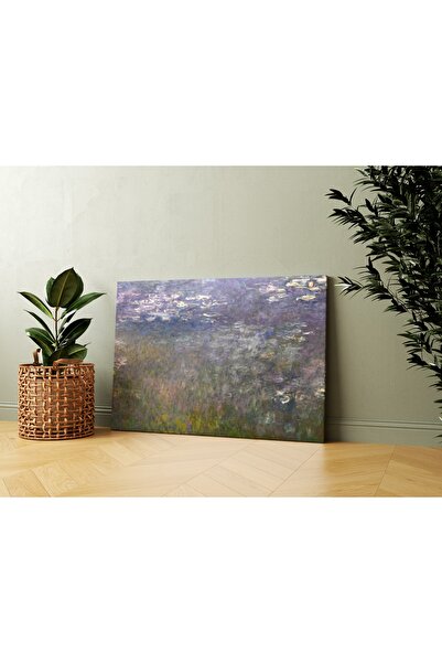 Carmen Claude Monet - Nilüfer Göleti Kanvas Tablo