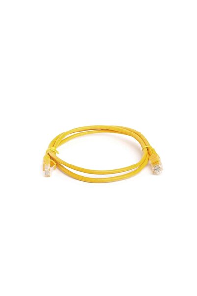Genel Markalar Cat5 Patch Network Ethernet Kablo Sarı 1.5mt
