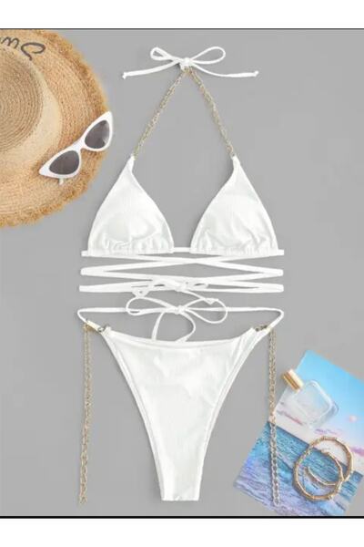 BF Bikini Fashion Σετ μπικίνι με αλυσίδα