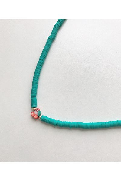 Çiser Cherry Pendant Fimo Necklace
