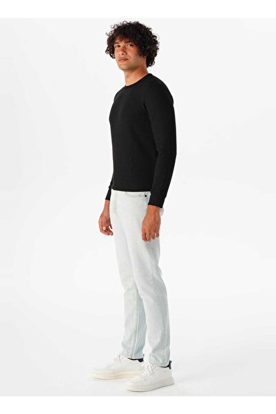 SÜVARİ Normal Bel Normal Paça Slim Fit Mavi - Buz Erkek Pantolon Pn2016600110