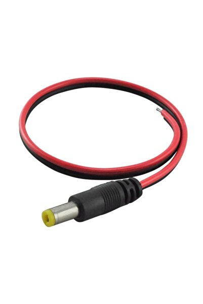 HQ SPEED HqSpeed 2.1mm DC Erkek Kablo 15 Cm 50 Adet – 5.5x2.1 Power Jak Tam B...