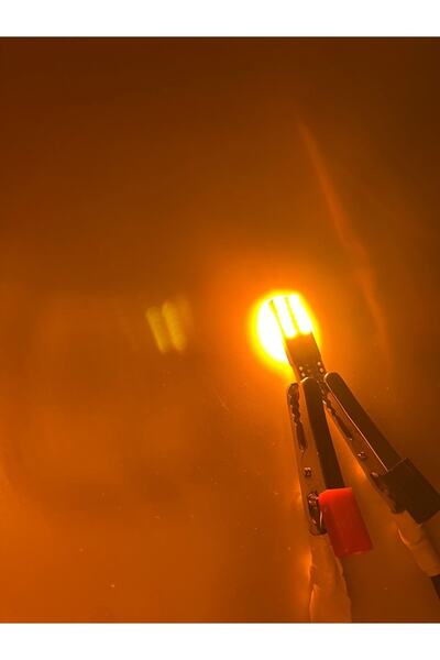 AYDIN TUNİNG T10 Led Park Ampulü Turuncu Renk 24 Led Canbus Yüksek Işık Gücü