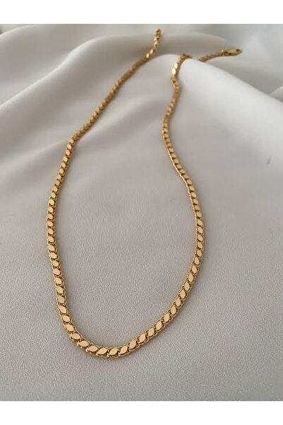 aksesuaroloji Arpa Zincir 60 Cm Antialerjenik Kararmaz Altın Kaplama