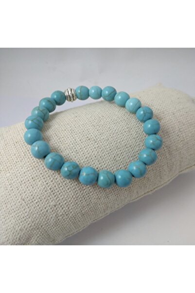 Melek Bozkurt Turkuaz Firuze Taşı Bileklik (şans,uğur,başarı)