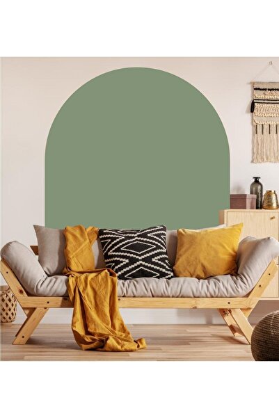Piksel Grafik Half Oval Bohemian Wall Sticker