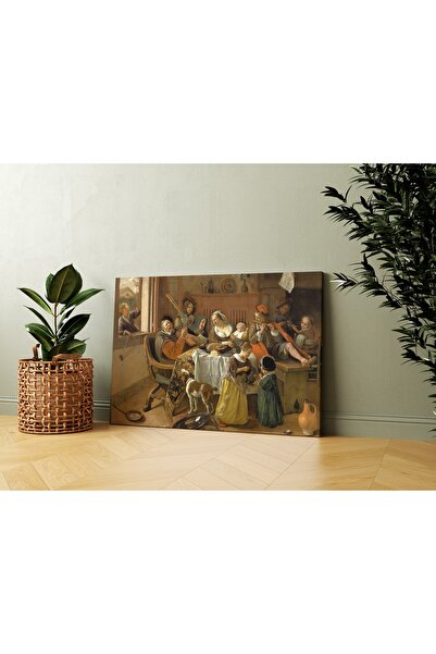 Carmen Jan Steen - Mutlu Aile Kanvas Tablo