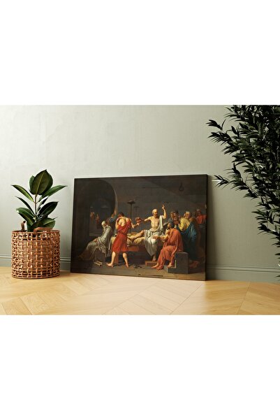 Carmen Jacques Louis David - Sokrates’in Ölümü Kanvas Tablo