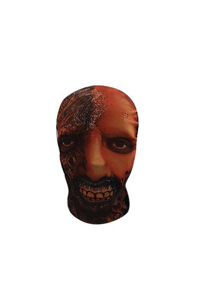 Big Party Halloween Korku Maskesi Transparan Robot Yüz