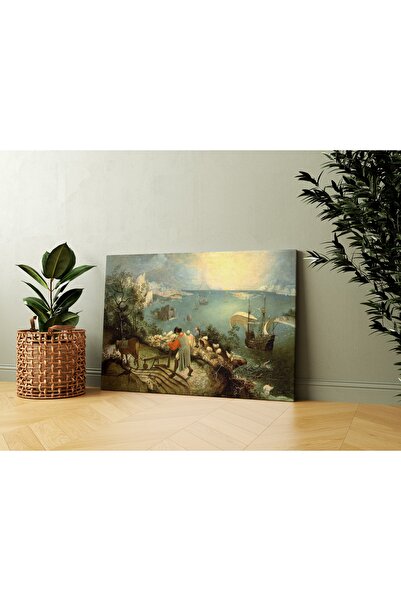 Carmen Pieter Brueghel - Ikarus'un Düşüşü Kanvas Tablo