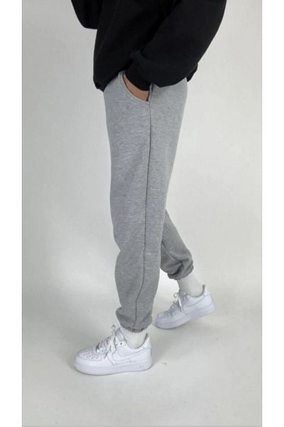 WAMOSSALAPLI Μονόχρωμο Jogger Leg Sweatpants
