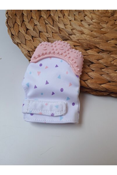 PİLEKİ BABY Dişlik , Diş Kaşıyıcı Eldiven (uyarıcı Hışır Ses) Ve Ayarlanabilir Cırtlı Bant