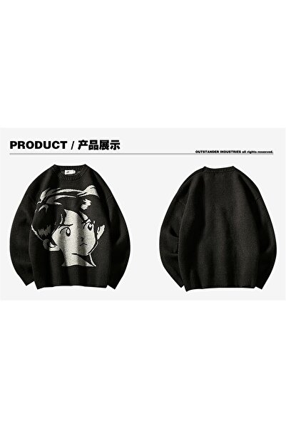 Touz Аніме дівчина і хлопець Харадзюку Вінтажний вуличний одяг унісекс Сіях Тріко Казак