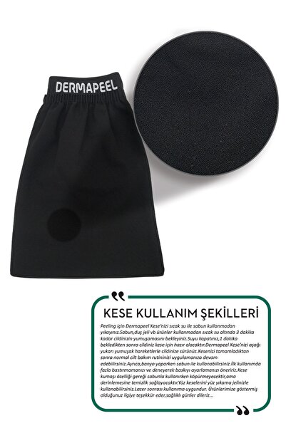 Dermapeel Premium Man Banyo Kesesi 3'lü Set