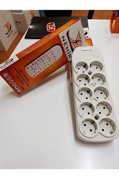 Nehir 10 Lu Klamensli Topraklı Grup Priz 1.yıl Garantili