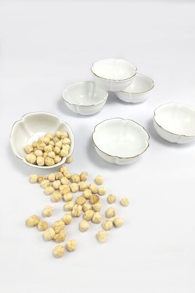 Digithome Alex Porcelain 6-Piece Bowl 9.5 Cm Gilded - Alx-9 66900 C320.045