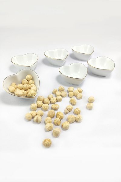 Digithome Porcelain 6-Piece Heart Bowl Gilded 7 Cm - H-7g 66906 C320.045