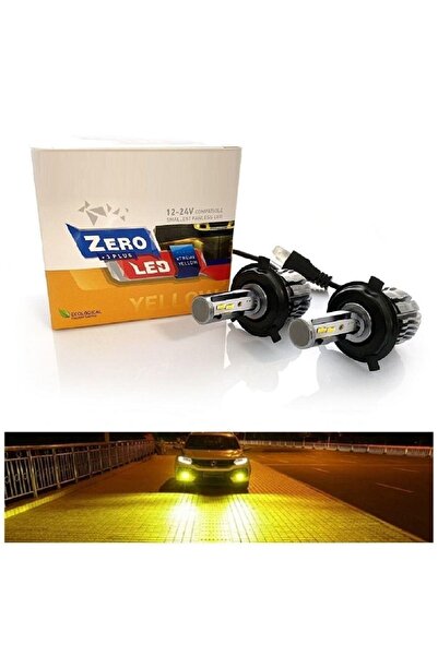 Carmind Zero H4 Led Xenon Sarı Işık Fansız Led
