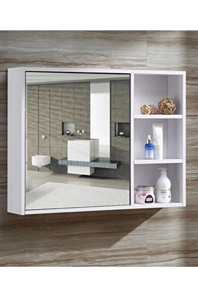 Genel Markalar Banyo Dolabı Büyük Boy Aynalı Üst Modülü
