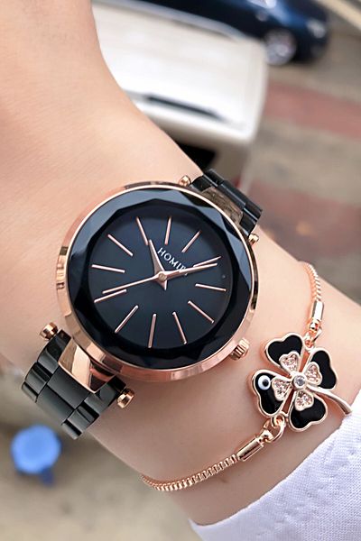 Homies Women's Wristwatch Steel Cord 3atm Waterproof Bracelet Gift