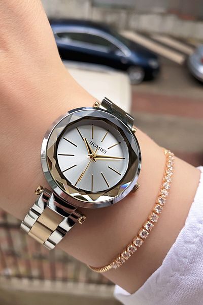 Homies 3Atm Waterproof Steel Cord Women's Wristwatch and Bracelet Gift