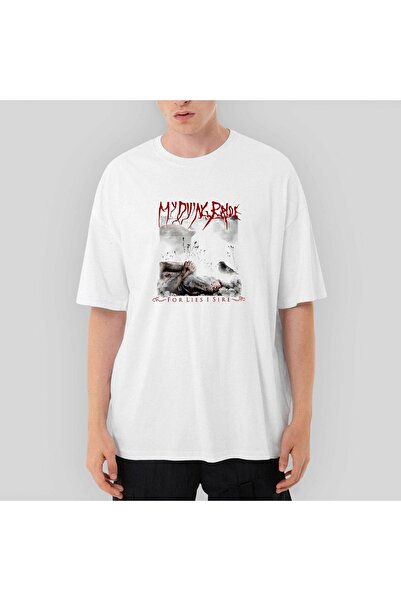 Z zepplin My Dying Bride For Lies I Sire Tricou alb supradimensionat