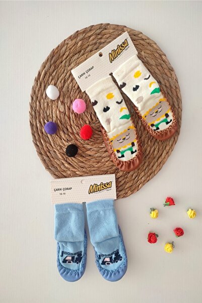 dubi baby Nazli Baby Baby 2 Pieces Sandal Socks