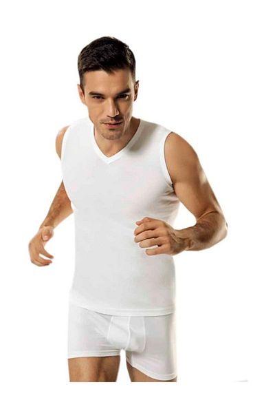 Namaldı New Season Men's Rib Body - V-Neck, Pack of 12