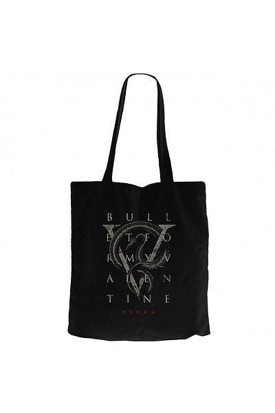 Z zepplin Bullet For My Valentine Venom Μαύρη πάνινη τσάντα