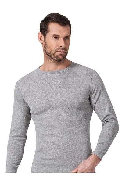 Namaldı Men's Rib Thin Piping Long Sleeve 121 12 Pack