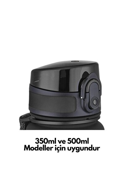 Uzspace 350-500 ml Uyumlu Siyah Yedek Kapak