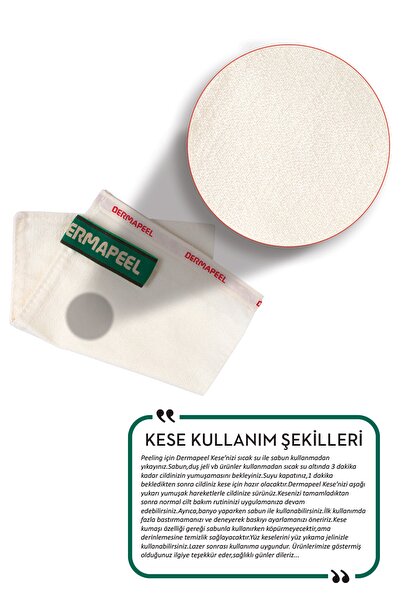 Dermapeel Kalın Floş Banyo Kesesi