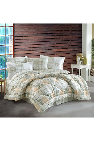 Hobby Escale Green - طقم نوم فردي من البوبلين