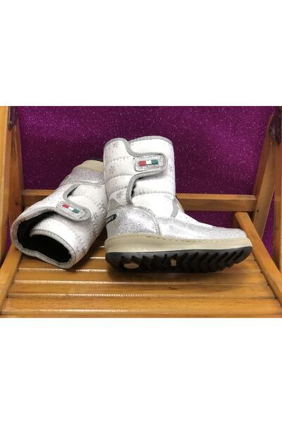 KAFKASLAR Kız Erkek Çocuk Renkli Cırtlı Kar Botu Çizme